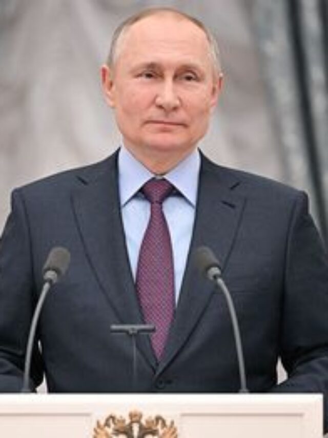 Putin announced that Russia was annexing parts of occupied Ukraine